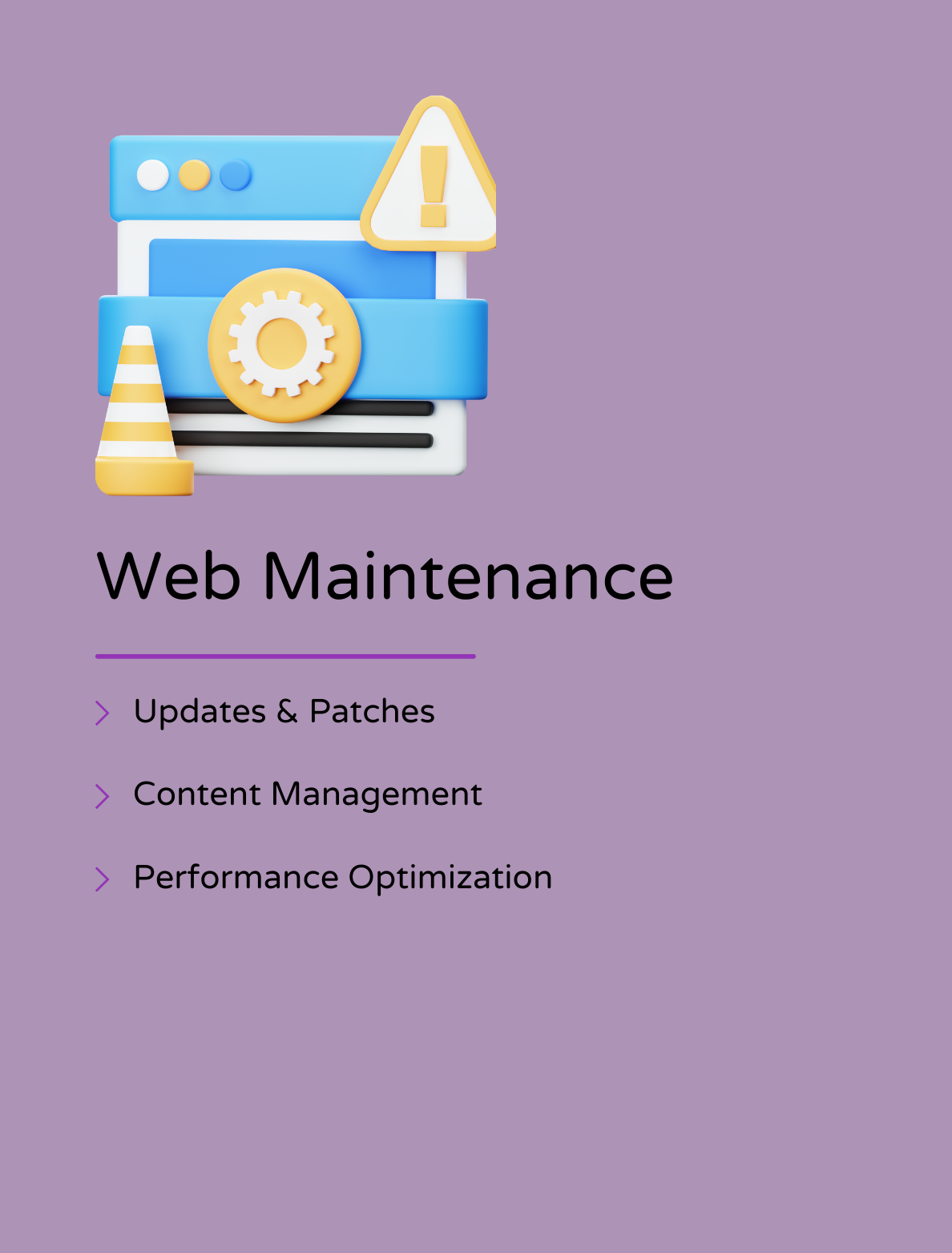 Website Maintenance